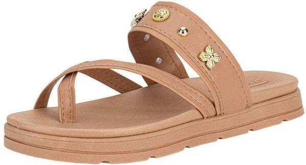 Tamanco Feminino Flat Moleca 5490125 Salmão