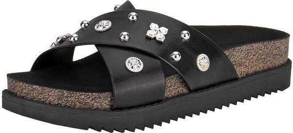 Tamanco Feminino Flat Moleca 5500112 Preto