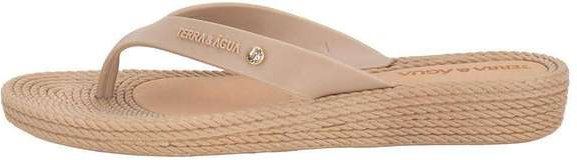 Tamanco Feminino Flat Terra & Água 210012 Bege