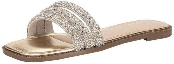 Imagem principal Tamanco Feminino Flat Via Marte 291006 Ouro VIA MARTE