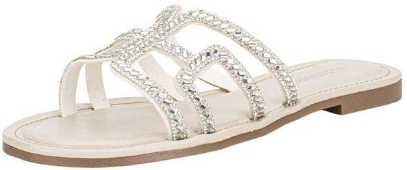 Tamanco Feminino Flat Via Marte 308004 - Marfim