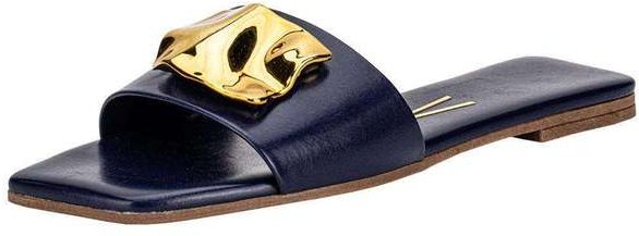 Tamanco Feminino Flat Vizzano 6553100 - Marinho