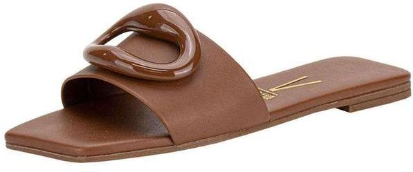 Tamanco Feminino Flat Vizzano 6553101 - Café