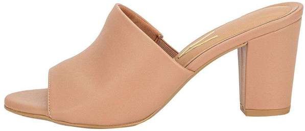 Tamanco Feminino Salto Grosso Vizzano 6262455 - Salmão