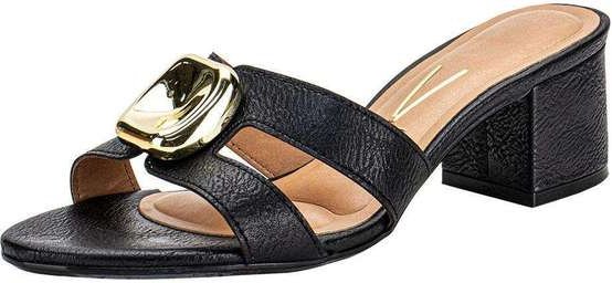 Tamanco Feminino Salto Grosso Vizzano 62911187 - Preto