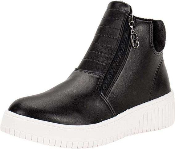 Tênis Feminino Abotinado Beira Rio 4316112 - Preto