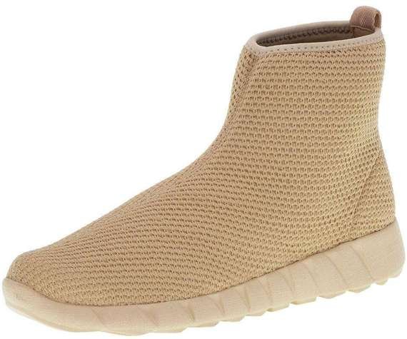 Tênis Feminino Abotinado Piccadilly -970073 - Bege