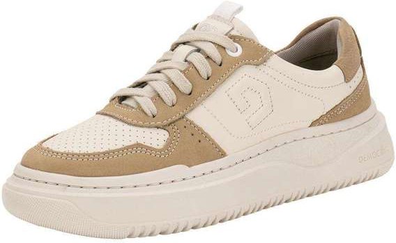 Tênis Feminino Block Democrata 616101 - Branco/Bege