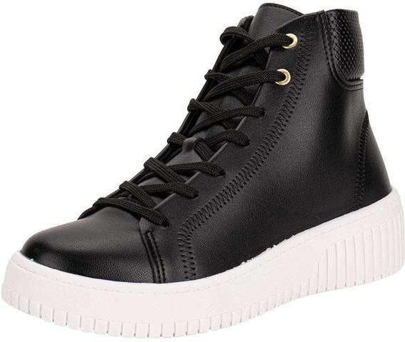 Tênis Feminino Cano Alto Beira Rio 4316108 - Preto