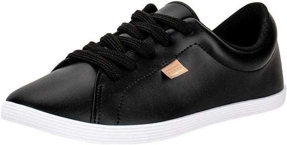 Tênis Feminino Casual Beira Rio - 4205123 - Preto/Branco