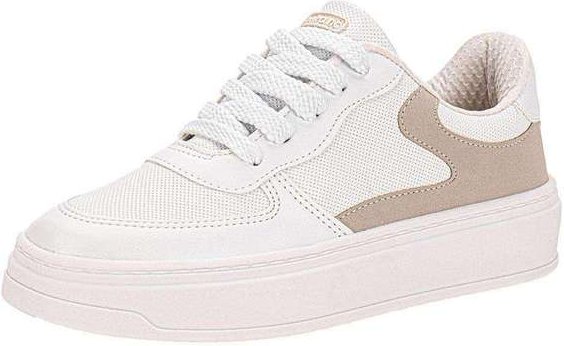 Imagem principal Tênis Feminino Casual Beira Rio 43051112 - Branco/Cinza BEIRA RIO