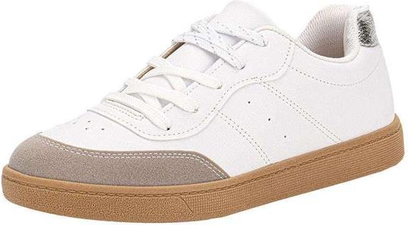Tênis Feminino Casual Beira Rio 4313108 - Branco/Cinza