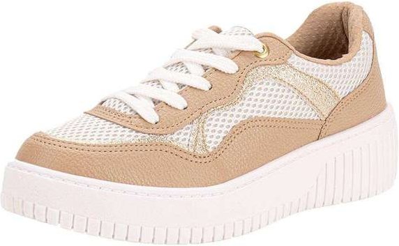 Tênis Feminino Casual Beira Rio 4316107 - Branco/Bege
