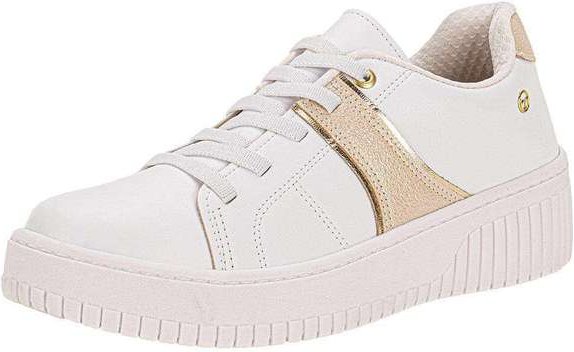 Tênis Feminino Casual Beira Rio 4316114 - Branco/Bege