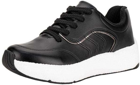 Tênis Feminino Casual Beira Rio 4327101 Preto
