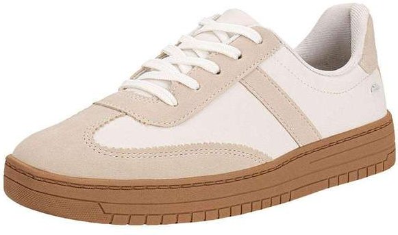 Tênis Feminino Casual Dakota G9953 - Branco/Bege