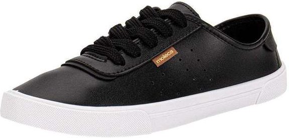 Tênis Feminino Casual Moleca 5296584 - Preto