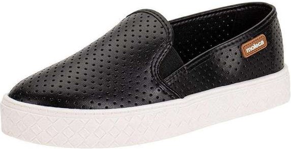 Tênis Feminino Casual Moleca 5712304 - Preto