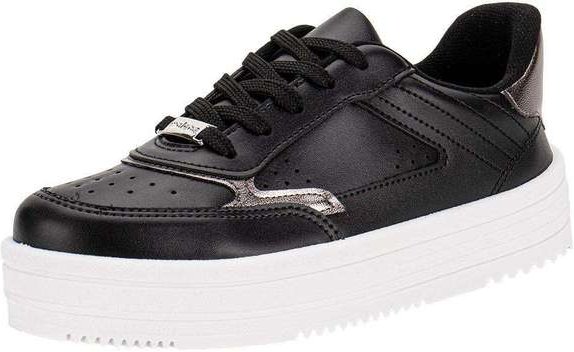 Imagem principal Tênis Feminino Casual Moleca 5712330 - Preto/Grafite MOLECA