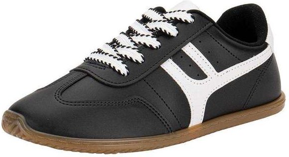 Tênis Feminino Casual Moleca 5827101 - Preto/Branco