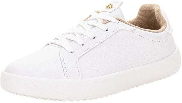 Tênis Feminino Casual Moleca 5830101 - Branco/Bege