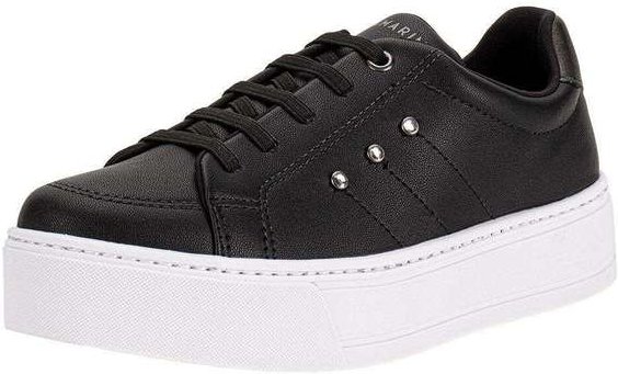 Tênis Feminino Casual Ramarim 2597121 - Preto/Branco