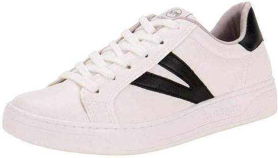 Tênis Feminino Casual Via Marte 064002 - Branco/Preto