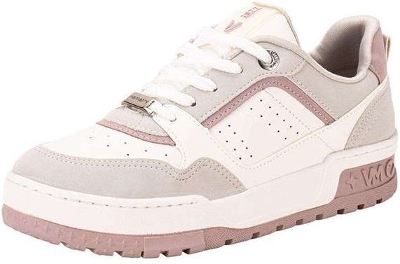 Tênis Feminino Casual Via Marte 208004 - Branco/Rosa