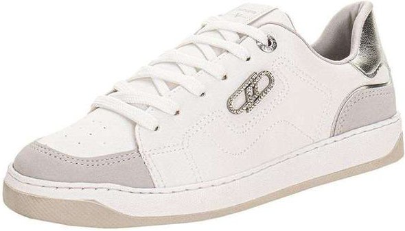Tênis Feminino Casual Via Marte 220002 - Branco/Cinza