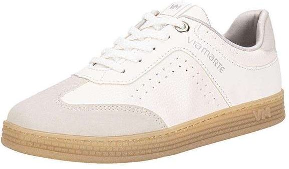 Tênis Feminino Casual Via Marte 277001 - Branco/Cinza
