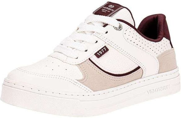 Tênis Feminino Casual Via Marte 281004 Branco/Vermelho