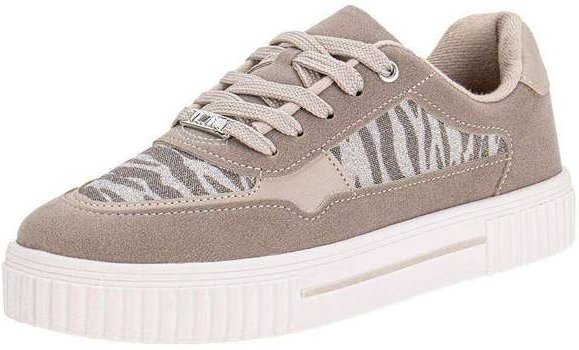Tênis Feminino Casual Vizzano 1307216 - Cinza