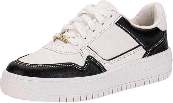 Tênis Feminino Casual Vizzano 1389120 - Preto/Branco