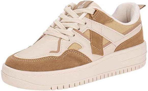 Tênis Feminino Casual Vizzano 1389125 - Café/Bege