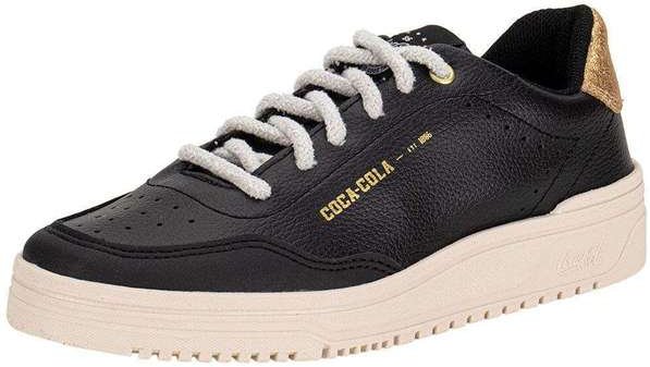 Tênis Feminino Charm Town Coca-Cola Cc2497 Preto/Bege