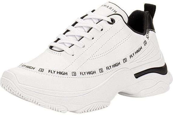 Tênis Feminino Chunky Ramarim 2574201 - Branco/Preto
