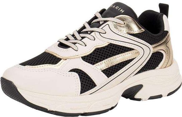 Tênis Feminino Chunky Ramarim 2590132 Bege/Preto