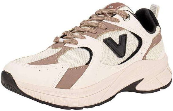 Tênis Feminino Chunky Via Marte 240008 Bege/Preto