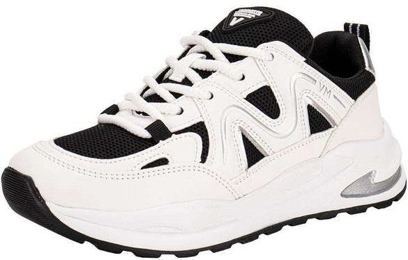 Tênis Feminino Chunky Via Marte 322001 Branco/Preto
