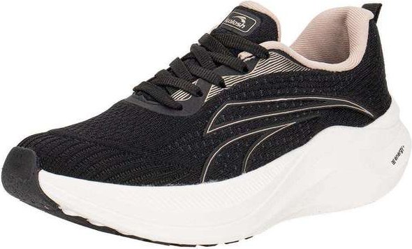 Tênis Feminino Flow Kolosh E0463 - Preto/Rosa