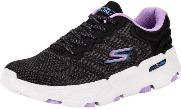 Tênis Feminino Go Run 7.0 Driven Skechers 129335 - Preto/Lilas