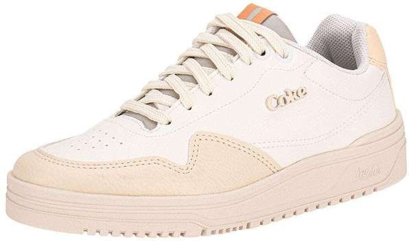Tênis Feminino Hope Town Coca-Cola Cc2483 Branco/Bege