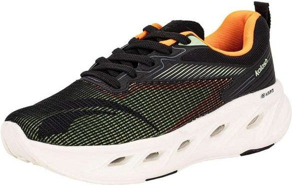 Tênis Feminino Kolosh E0661 Preto/Laranja