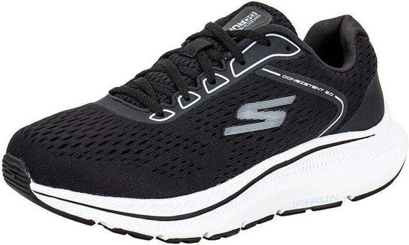 Tênis Feminino Run Consistent 2.0 Skechers 128607br Preto/Azul
