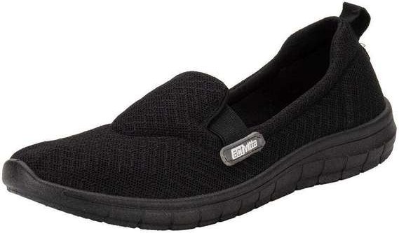 Tênis Feminino Slip On Actvitta 4828120 - Preto