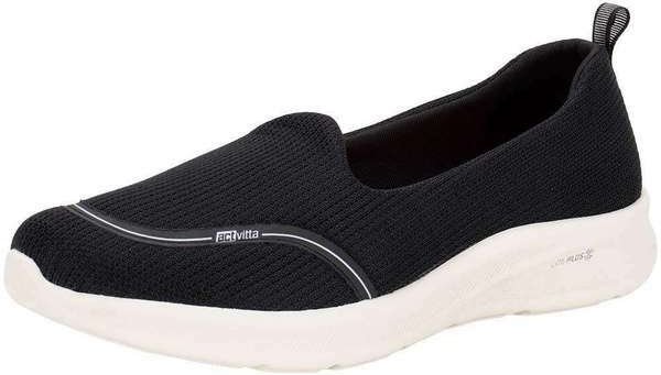 Imagem principal Tênis Feminino Slip On Actvitta 4853100 Preto/Bege ACTVITTA