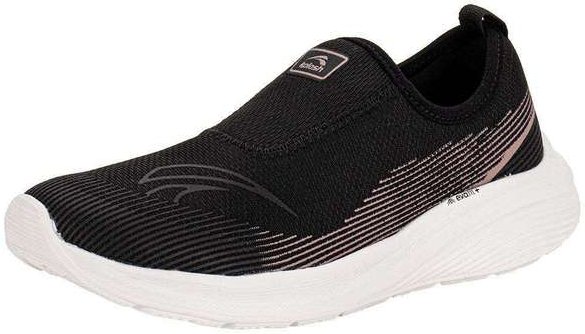 Tênis Feminino Slip On Kolosh E0421 - Preto/Rosa