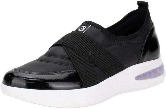 Tênis Feminino Slip On Piccadilly 940004 Preto