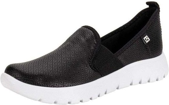 Tênis Feminino Slip On Piccadilly 950042 - Preto/Branco