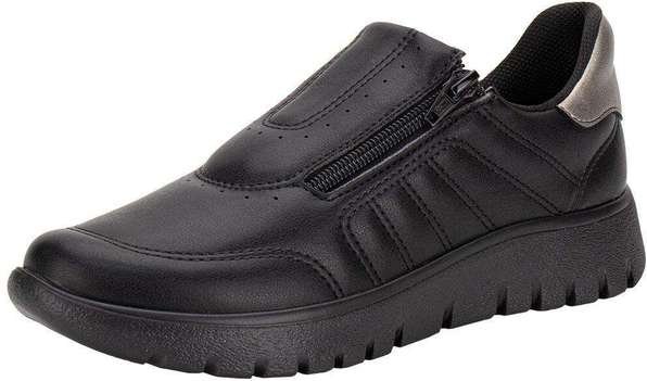 Tênis Feminino Slip On Piccadilly 950047 Preto/Cinza